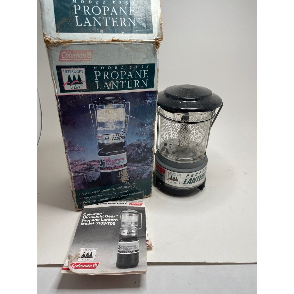 Coleman Propane Lantern One Size Green Model 5133-700 UltraLight Gear